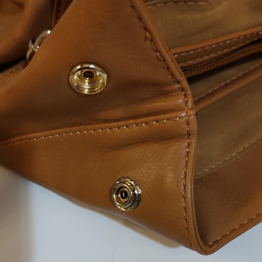 Tan Leather Backpack - image 6